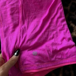 bright pink lulu lemon shirt